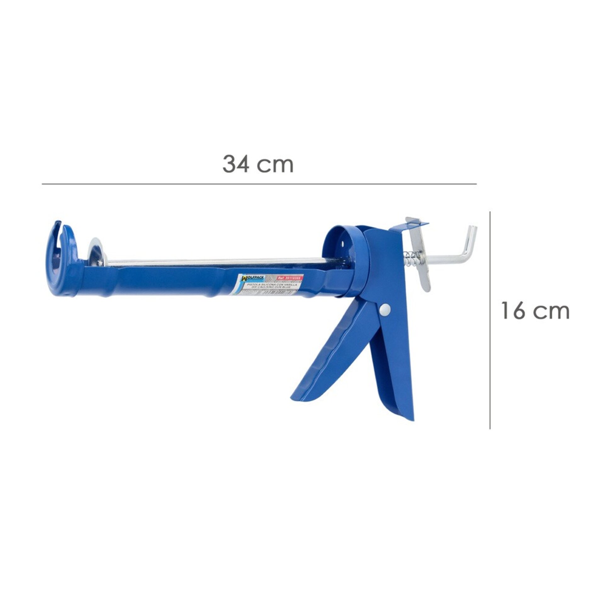 Pistola Silicona Azul Basic - 2