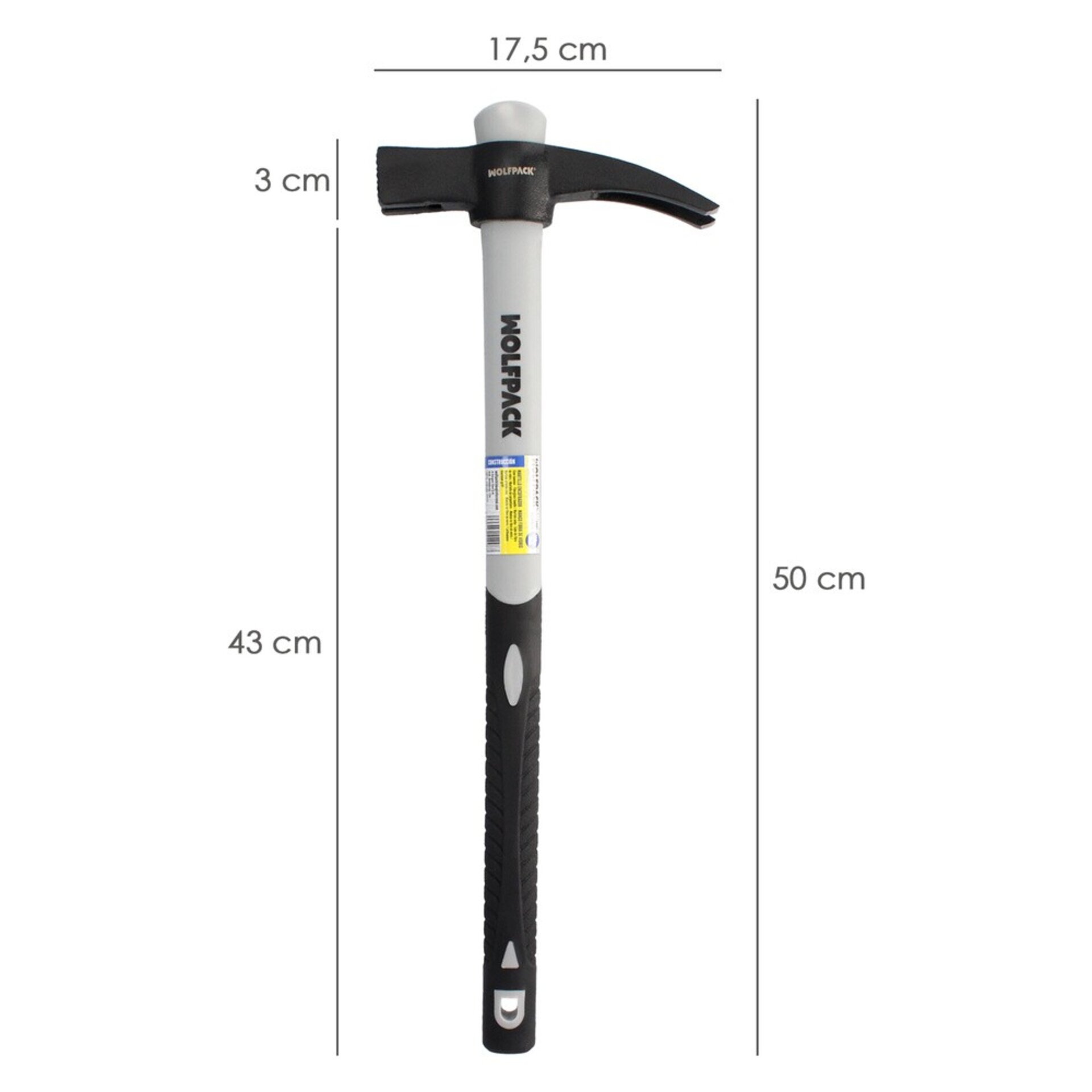 Martillo Encofrador mango Fibra Vidrio - 2