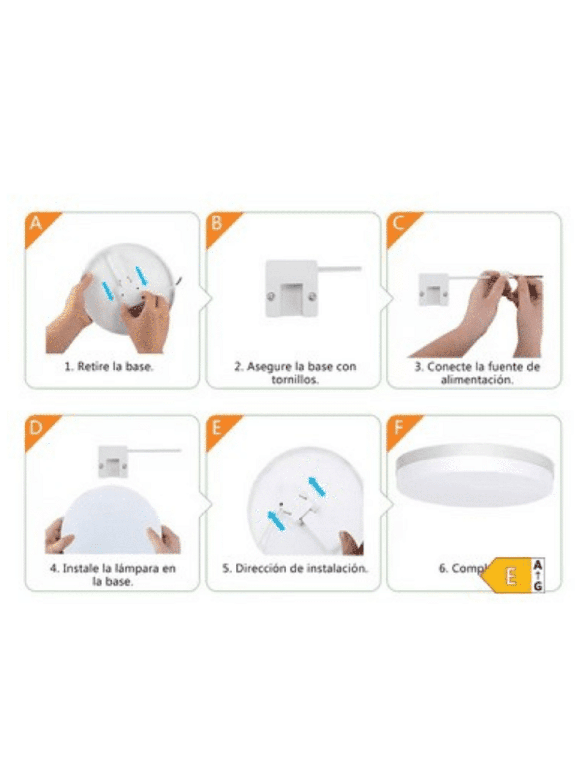 Plafon led 30cm 48W 6000K - 3