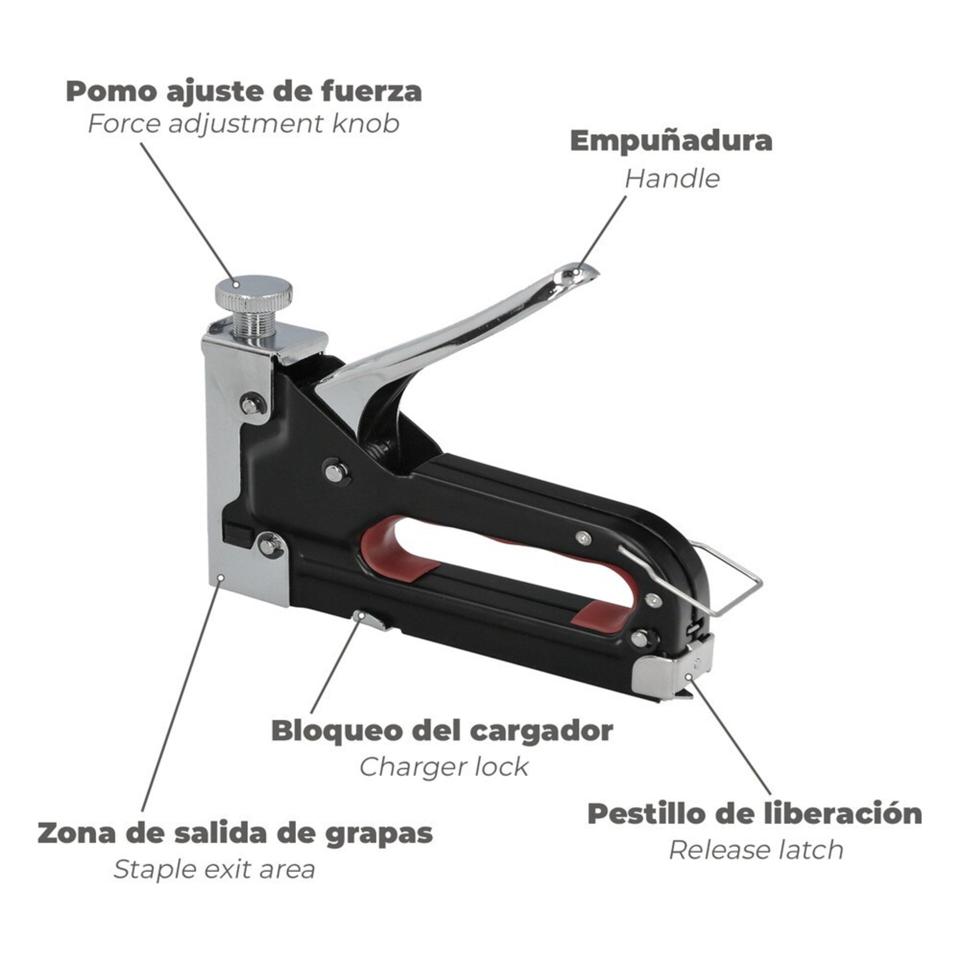Grapadora Metal Regulable Nº 3 4/14mm - 3
