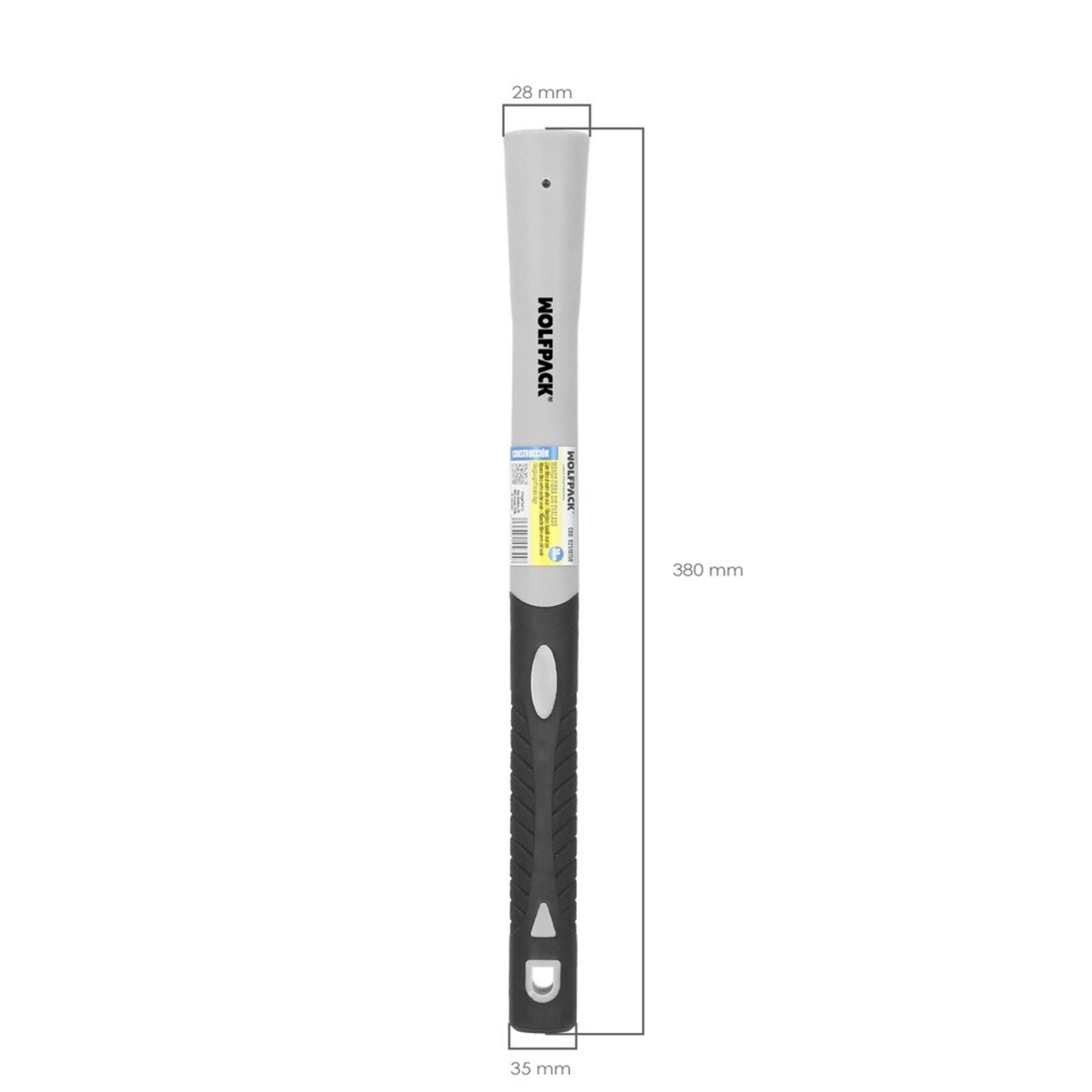 Mango Fibra Vidrio Para Alcotana Ojo Oval 38 cm. - 2
