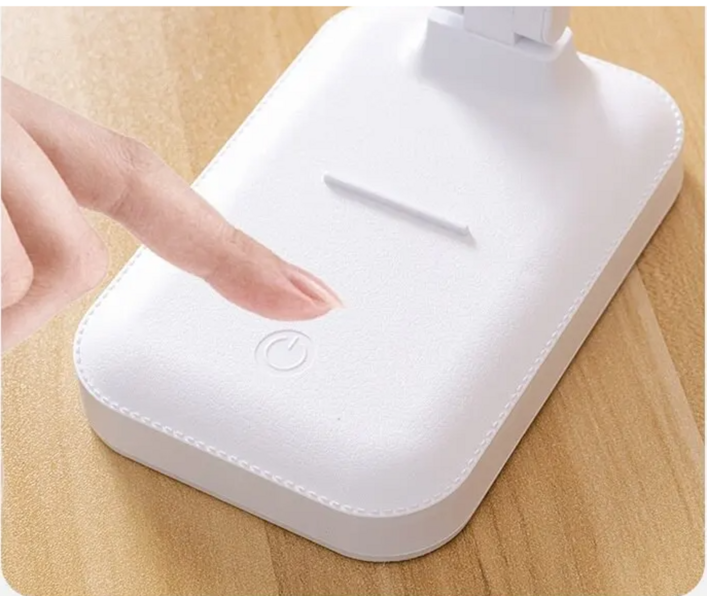 Lámpara de escritorio plegable blanca con Interruptor táctil LED - 2