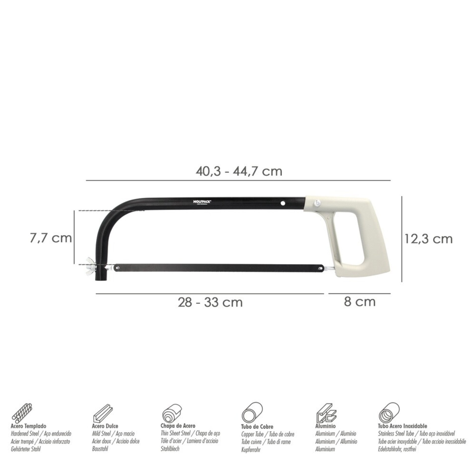 Arco Sierra Acero Profesional - 2