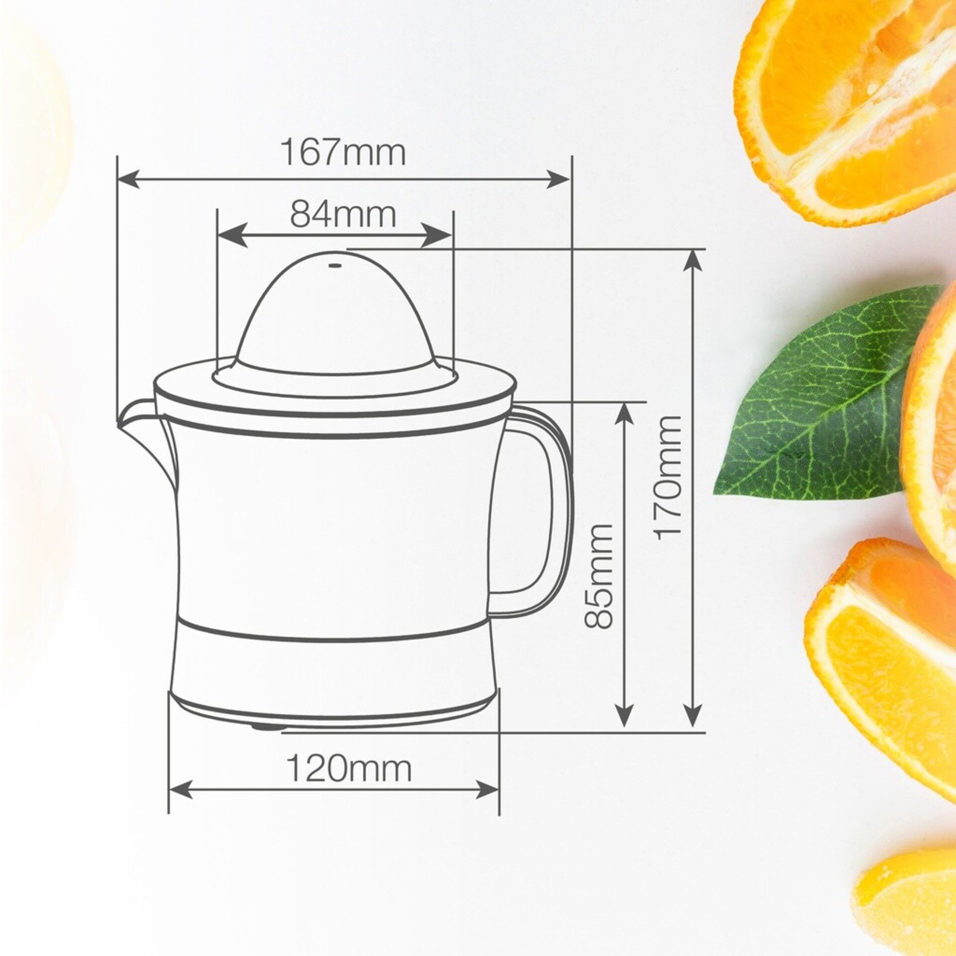 Exprimidor eléctrico Esira 0,5L 25W - 5