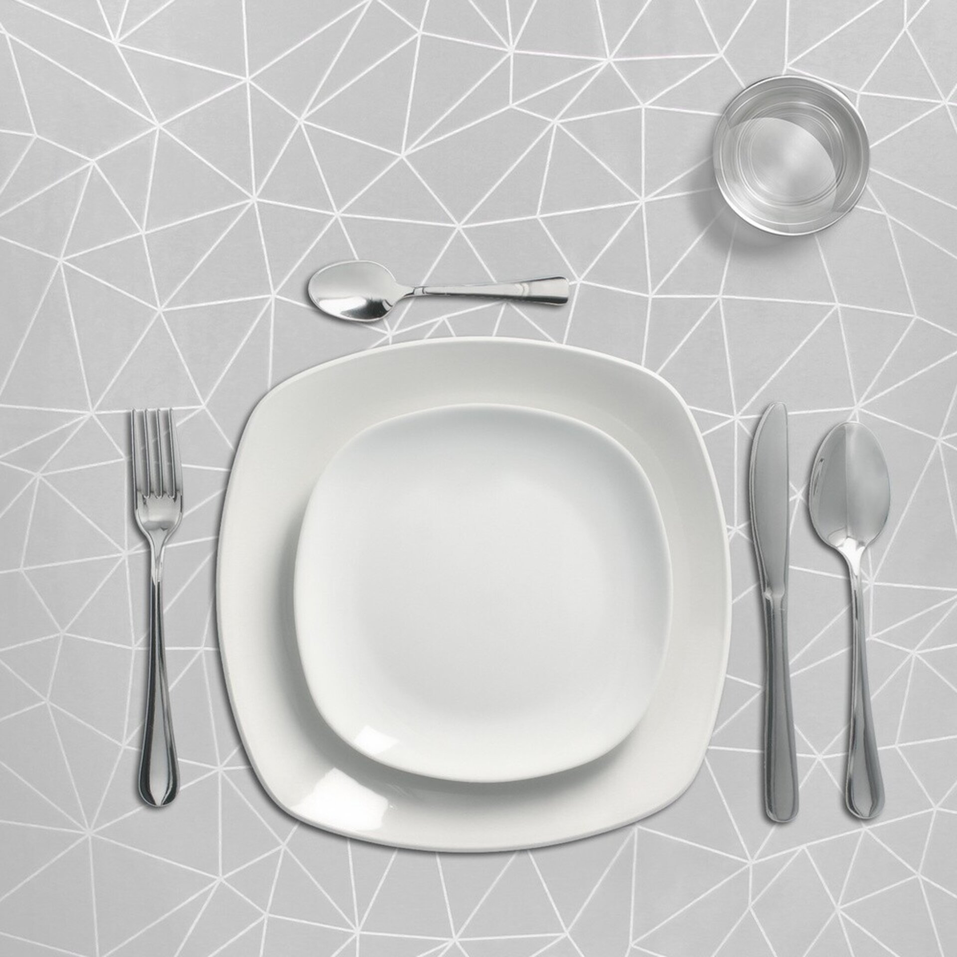 Mantel Antimanchas Hule Rectangular 140 x 250 cm. geometrico - 3