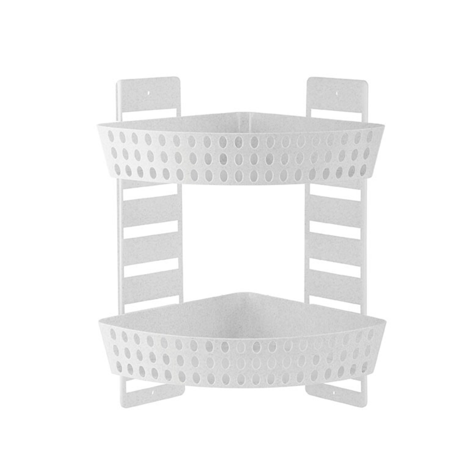 Estantería rinconera baño 2 pisos - 2