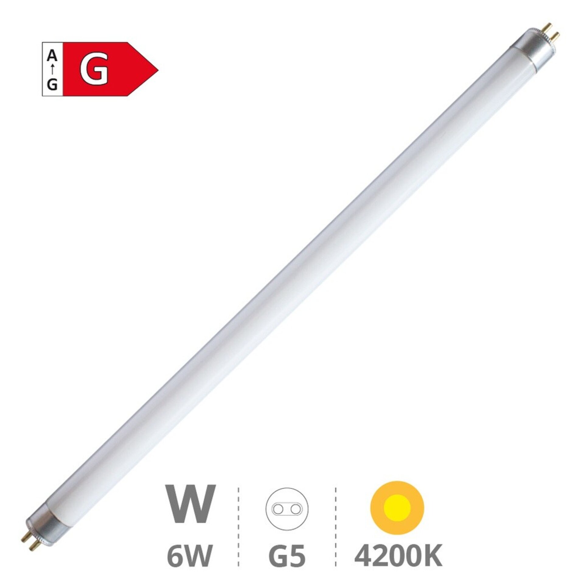 Tubo Fluorescente T5 6W - 1