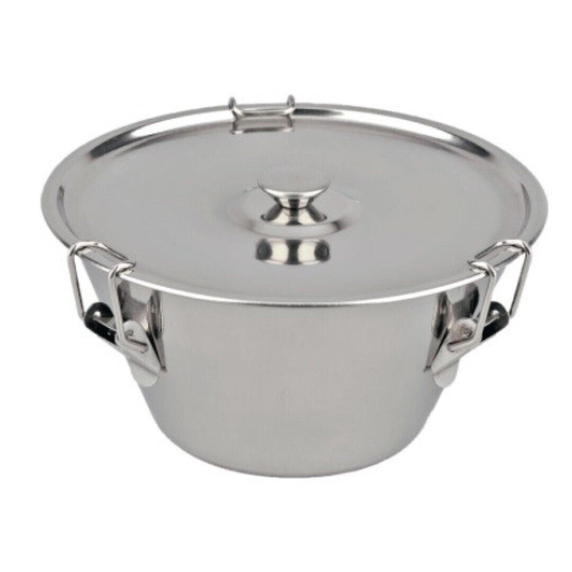 Flanera inox con tapa - 2