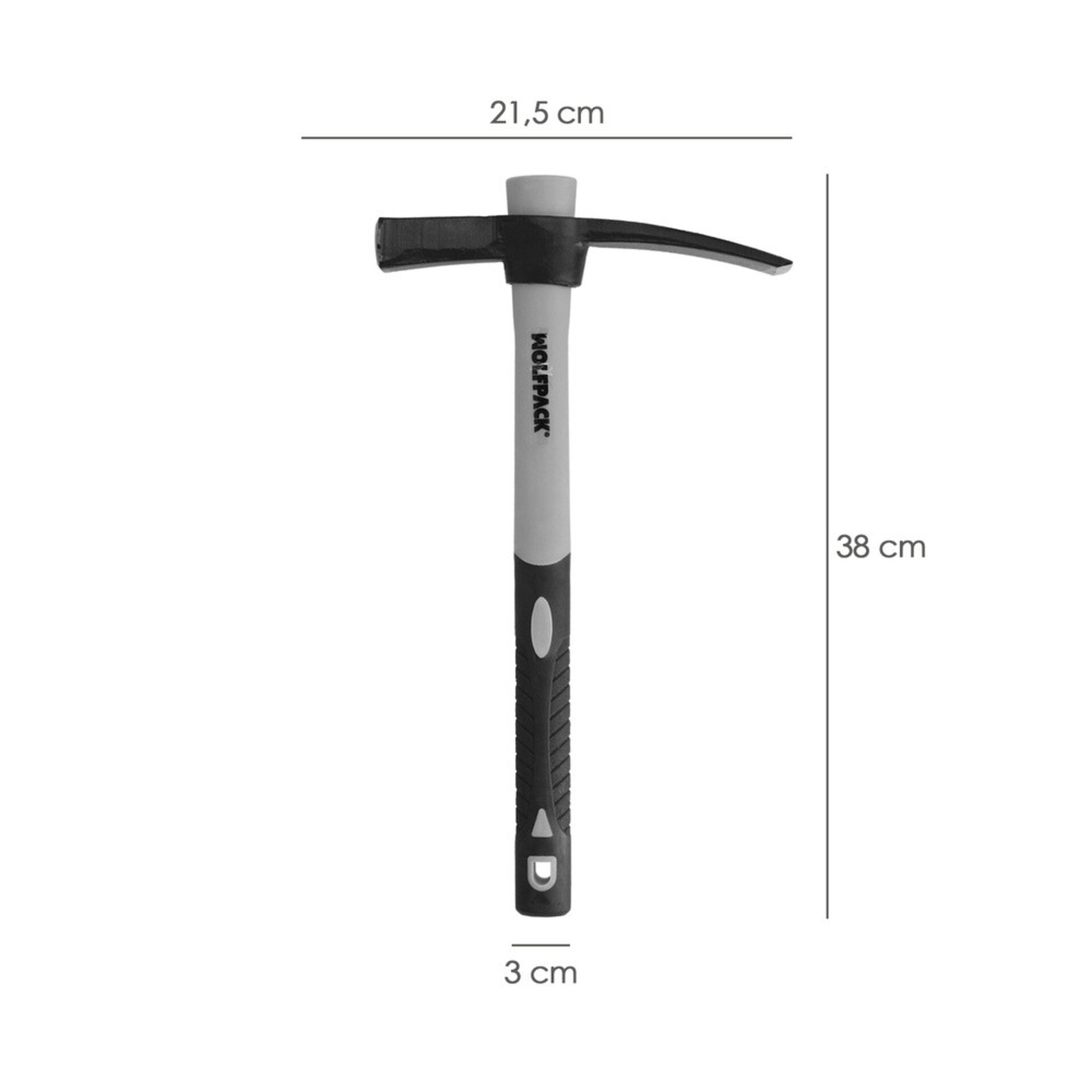 Alcotana 650 Gramos Mango Fibra Vidrio - 2
