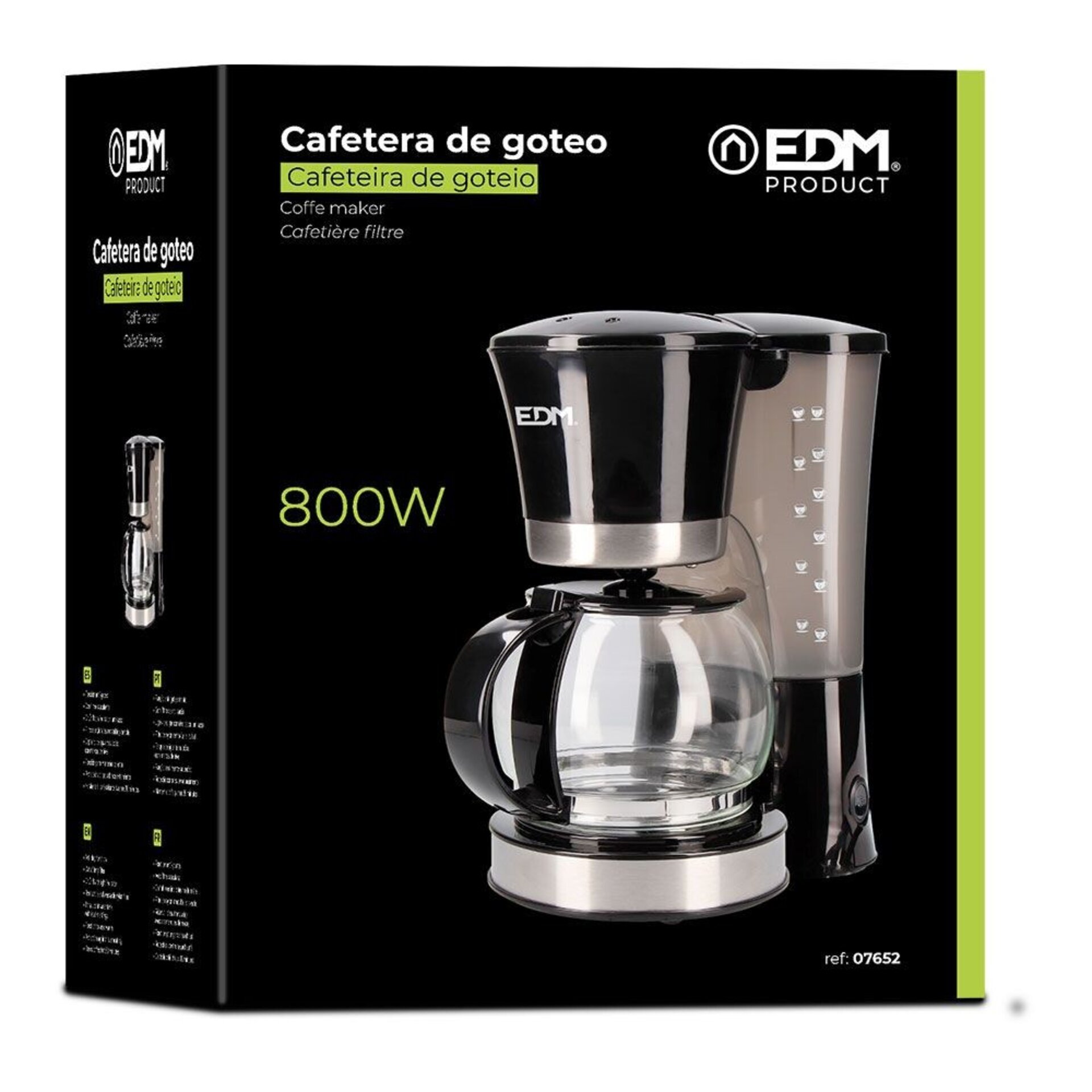 Cafetera de goteo 12 tazas 800W - 2
