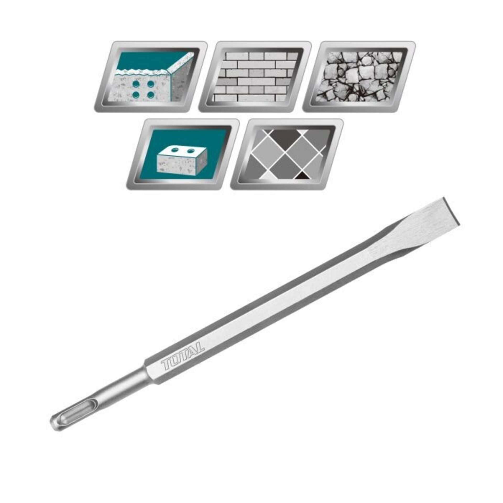 Cincel plano SDS 250mm - 2