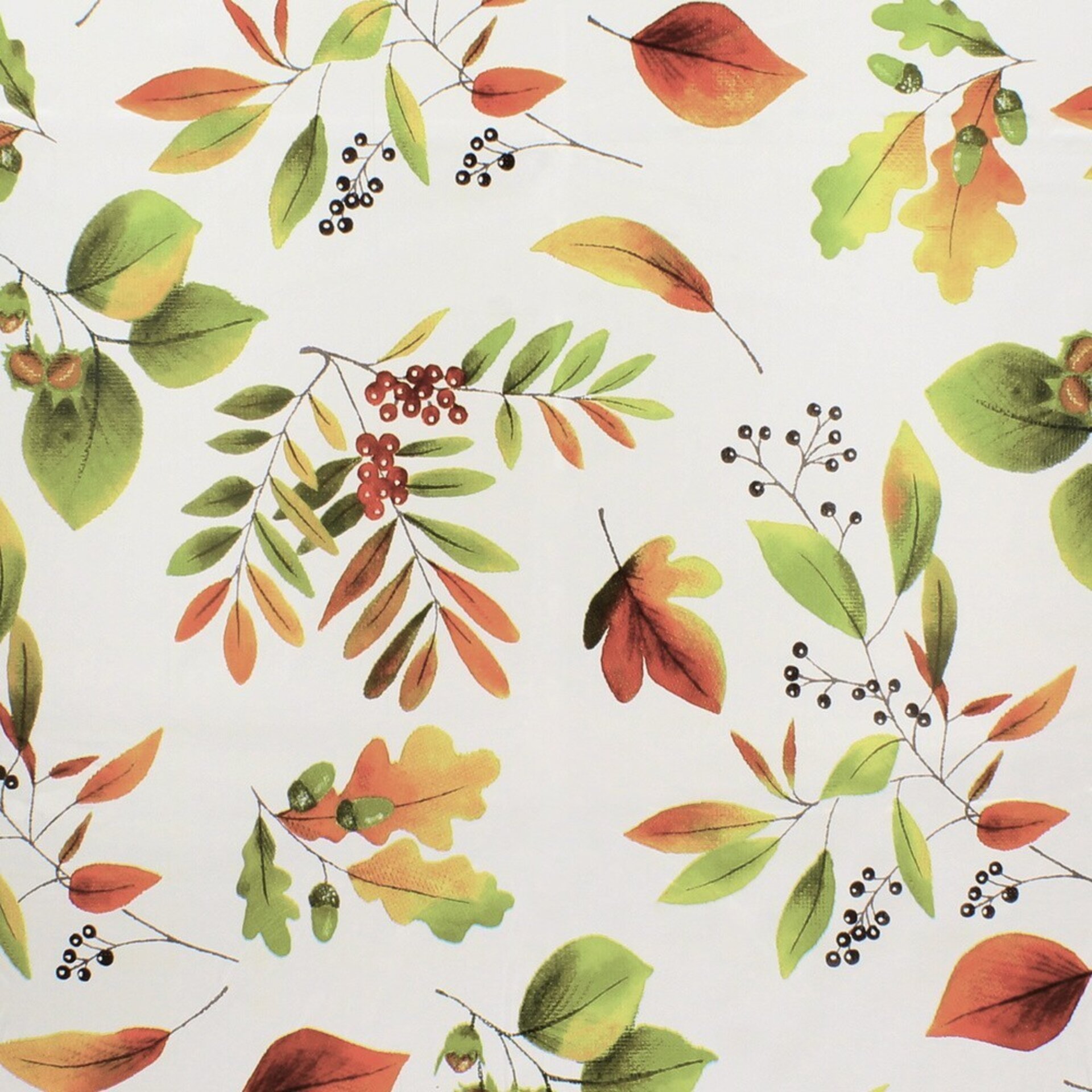 Mantel Antimanchas Hule Rectangular 140 x 250 cm. Hojas Otoño - 2