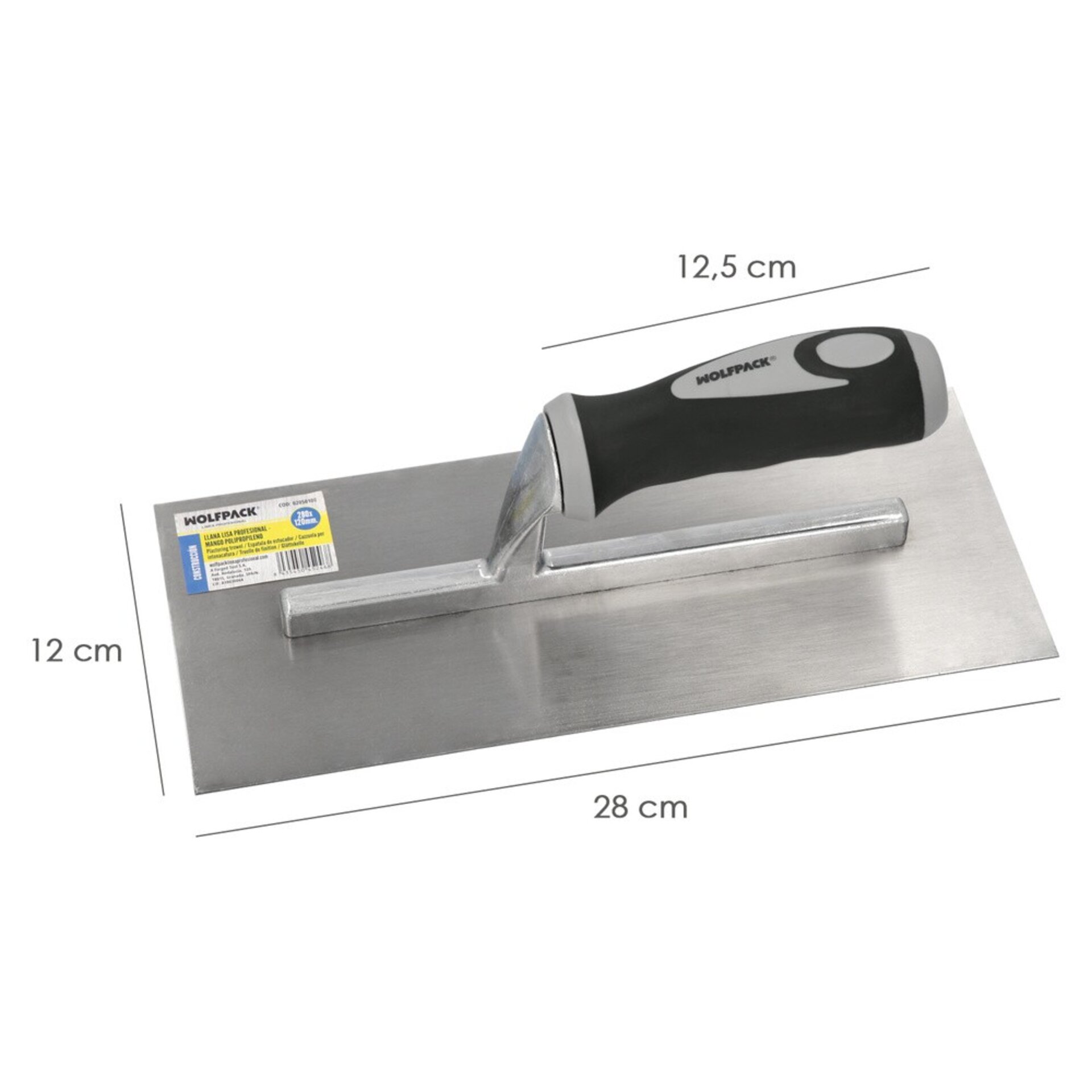 Llana Profesional Mango Polipropileno Lisa 280x120 mm - 2