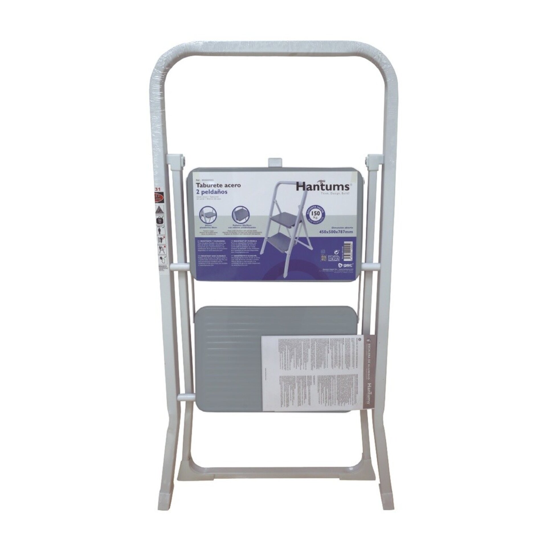 Escalera acero 2 peldaños - 3