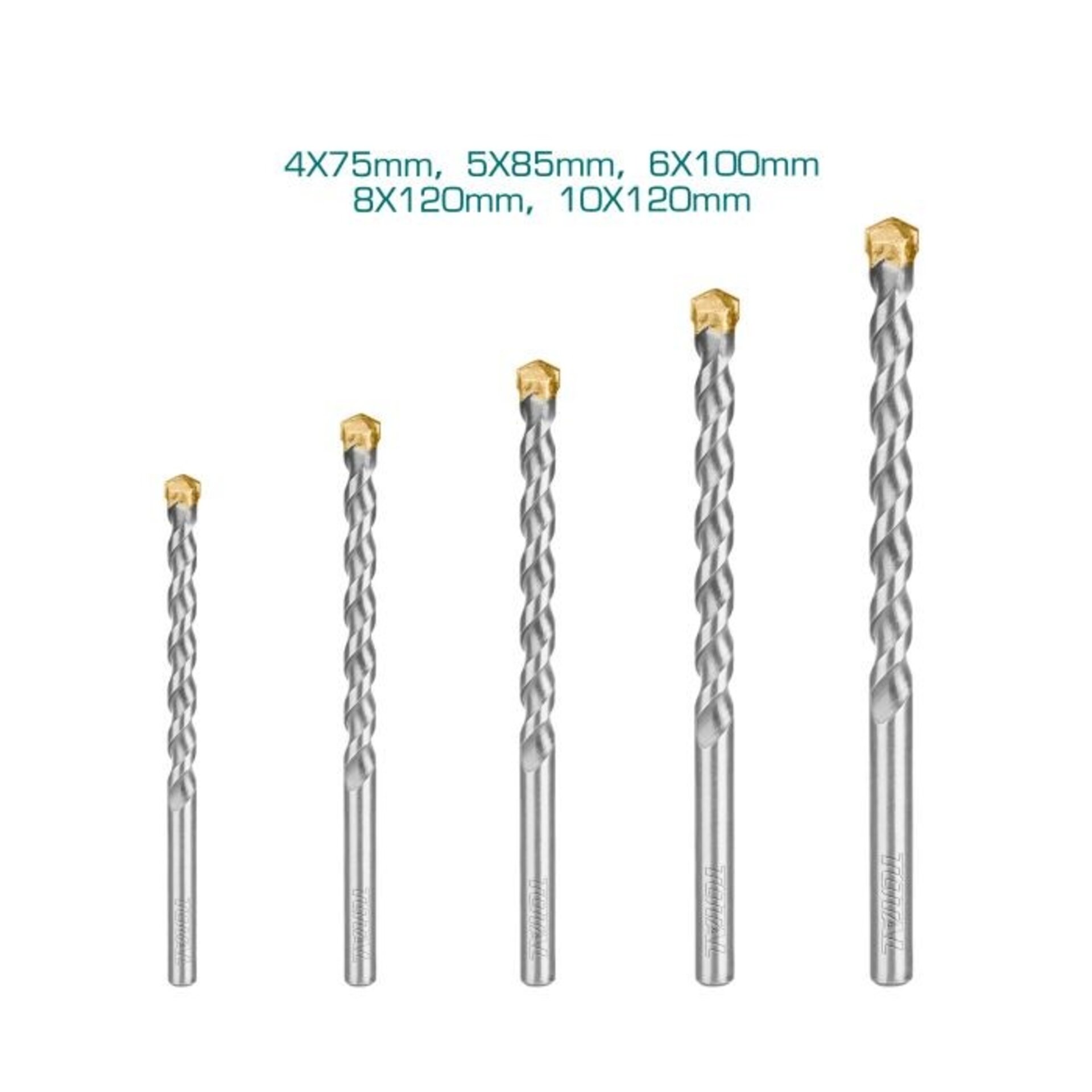Juego de 5 brocas para pared - 2