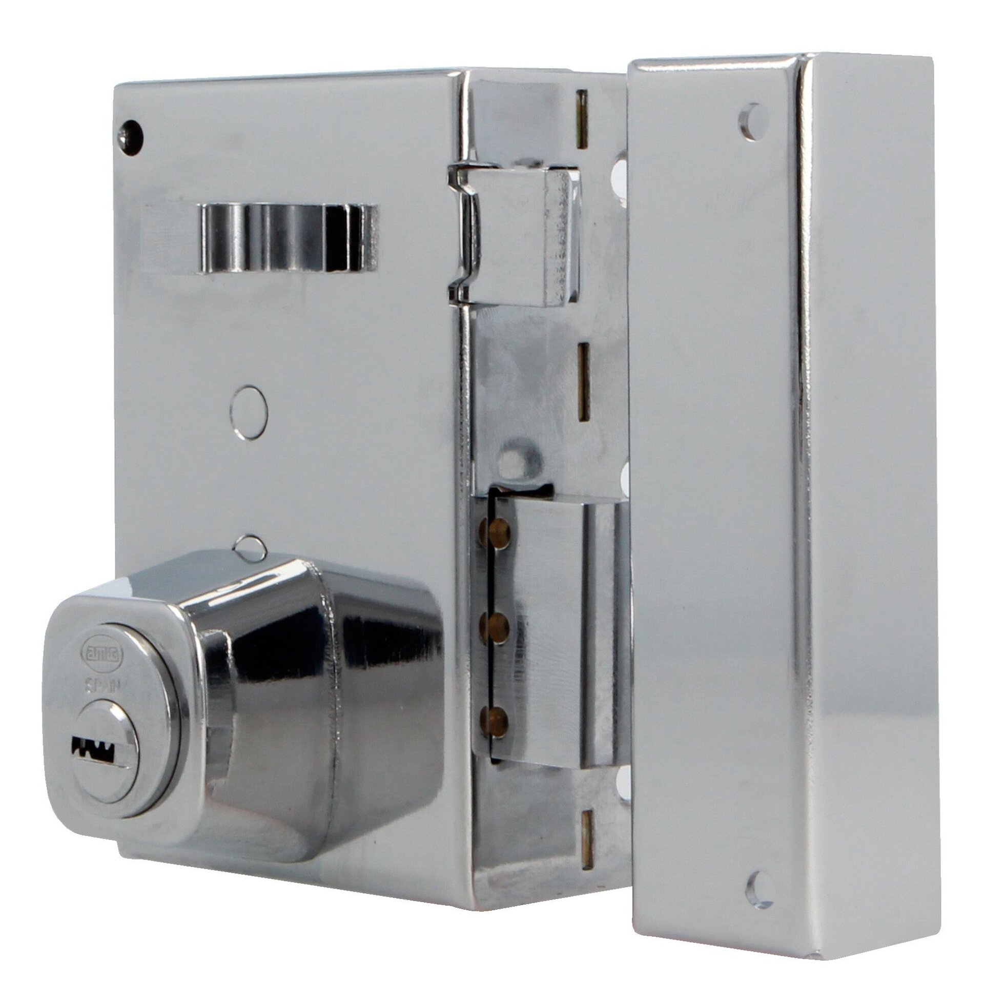 Cerradura de sobreponer para puertas de madera - 3
