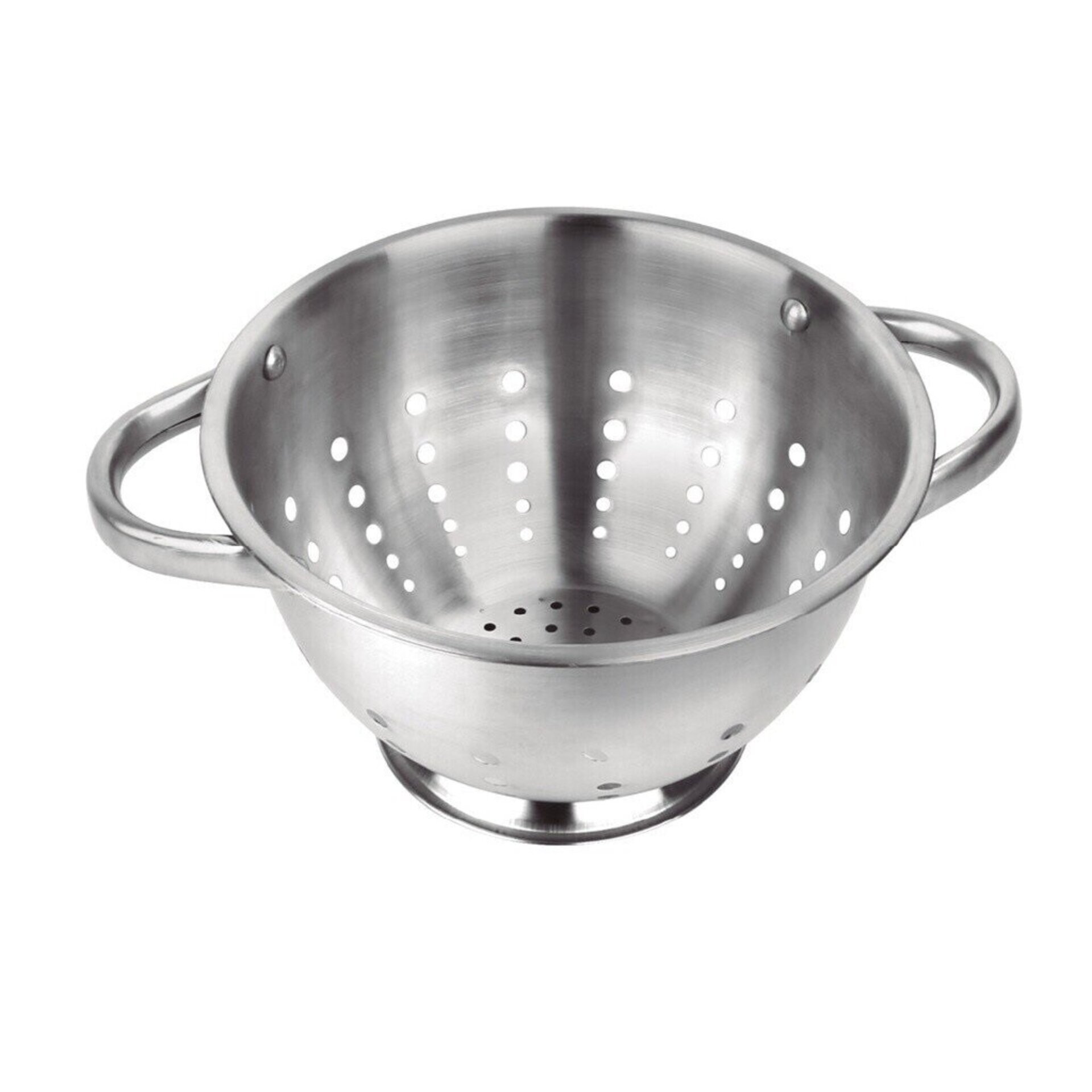 Escurridor con asas acero inox Ø22cm - 1