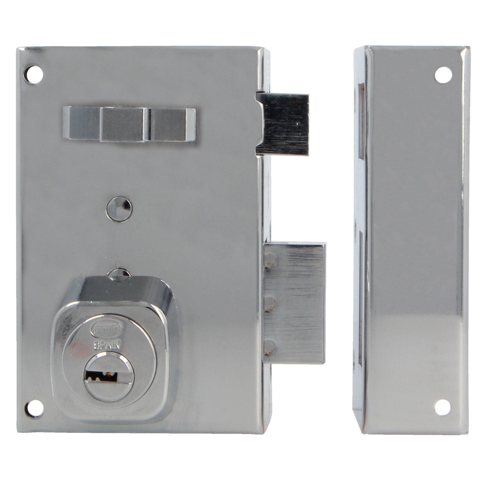 Cerradura de sobreponer para puertas de madera - 1