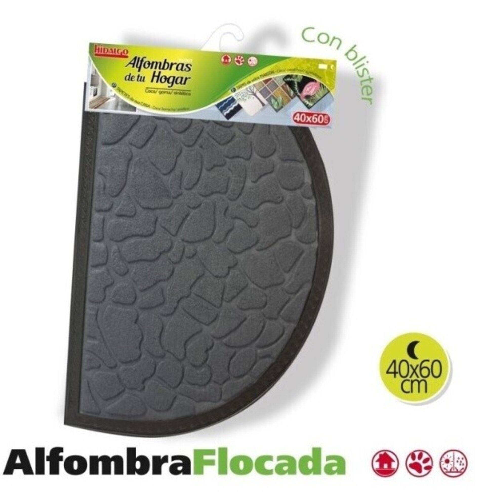Felpudo de caucho y moqueta - 1