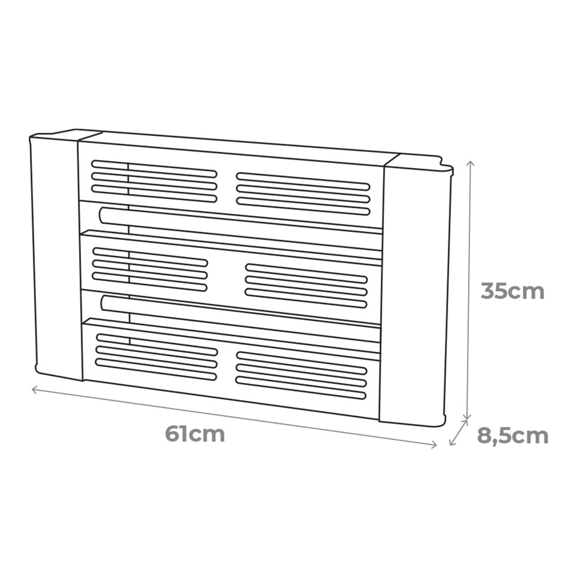 Atrapa insectos con placa adhesiva 2x15W 100m² - 2