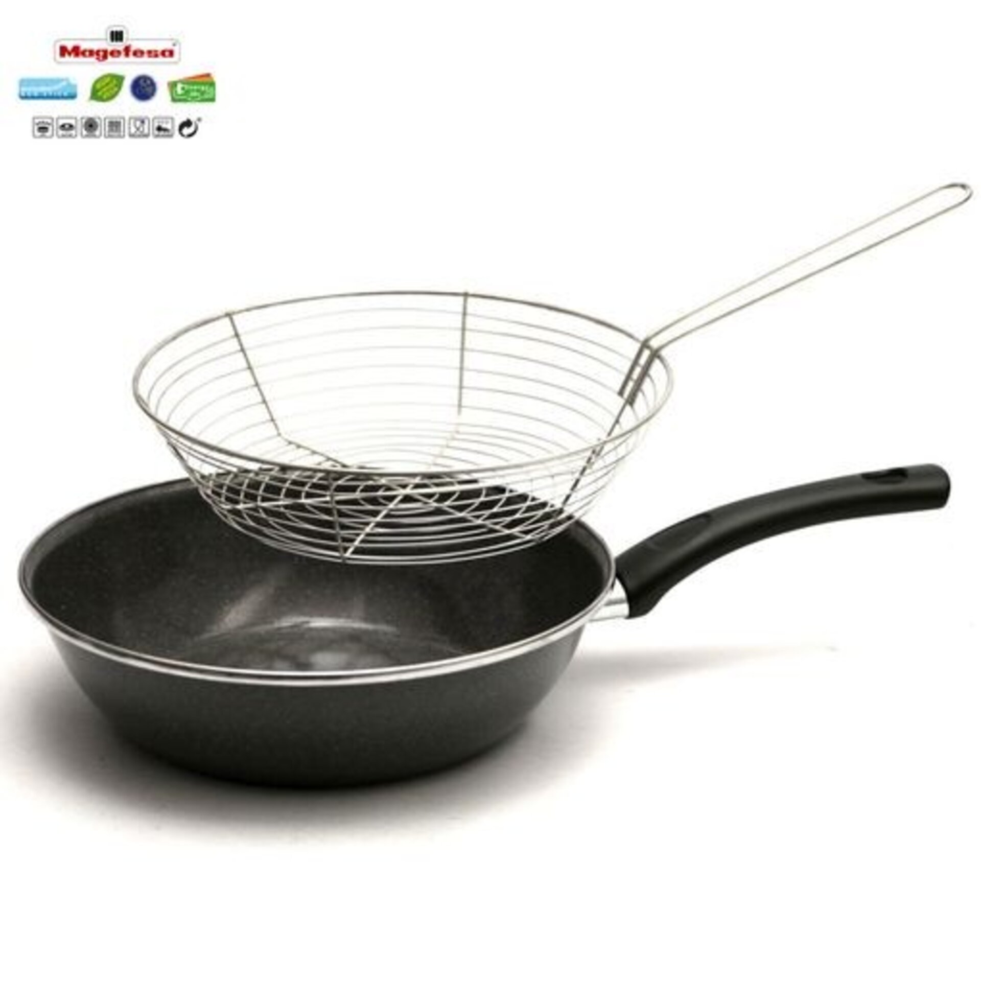 Sartén Freidora con Cestillo 26cm - 2