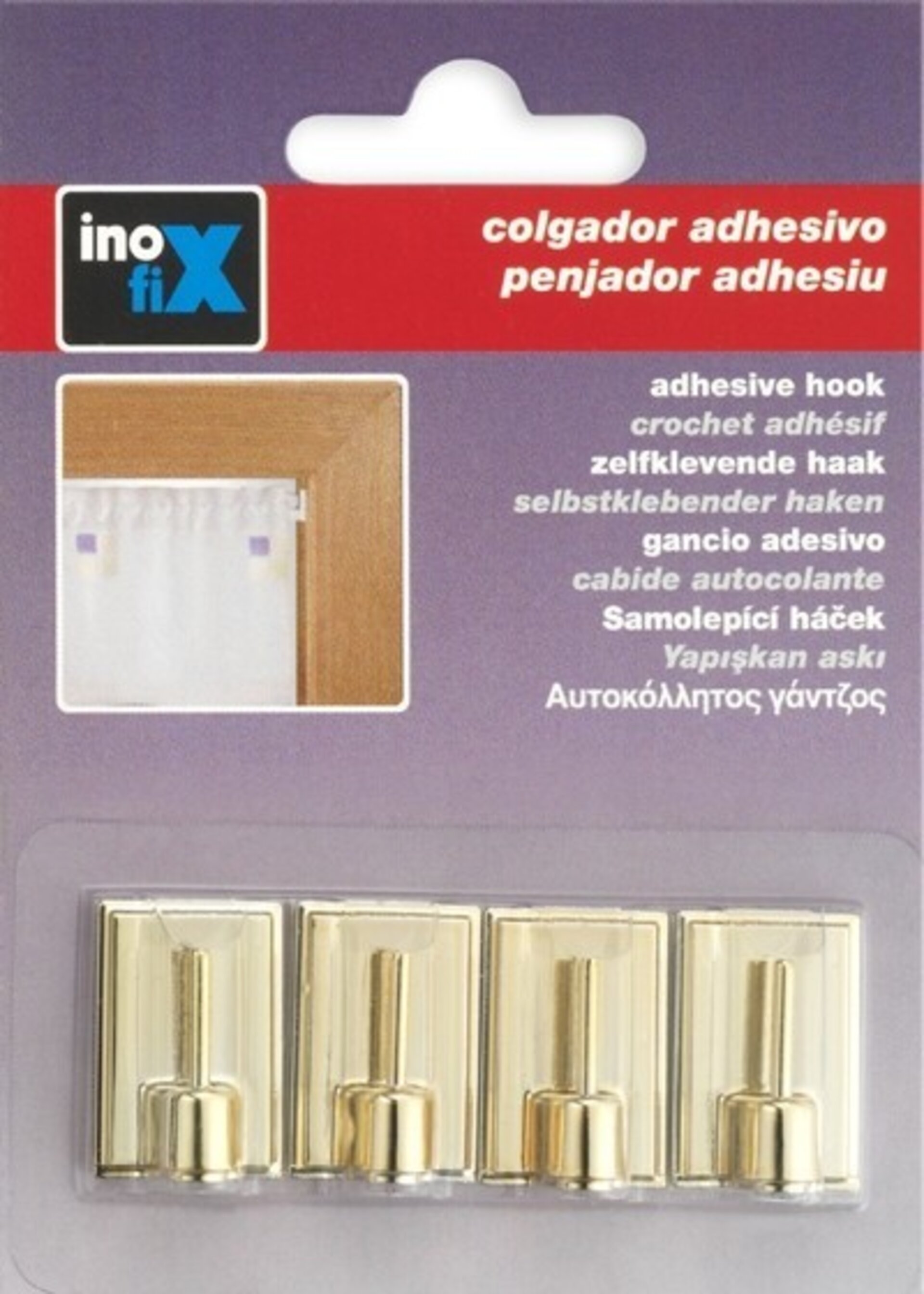 Gancho adhesivo para portavisillos - 4