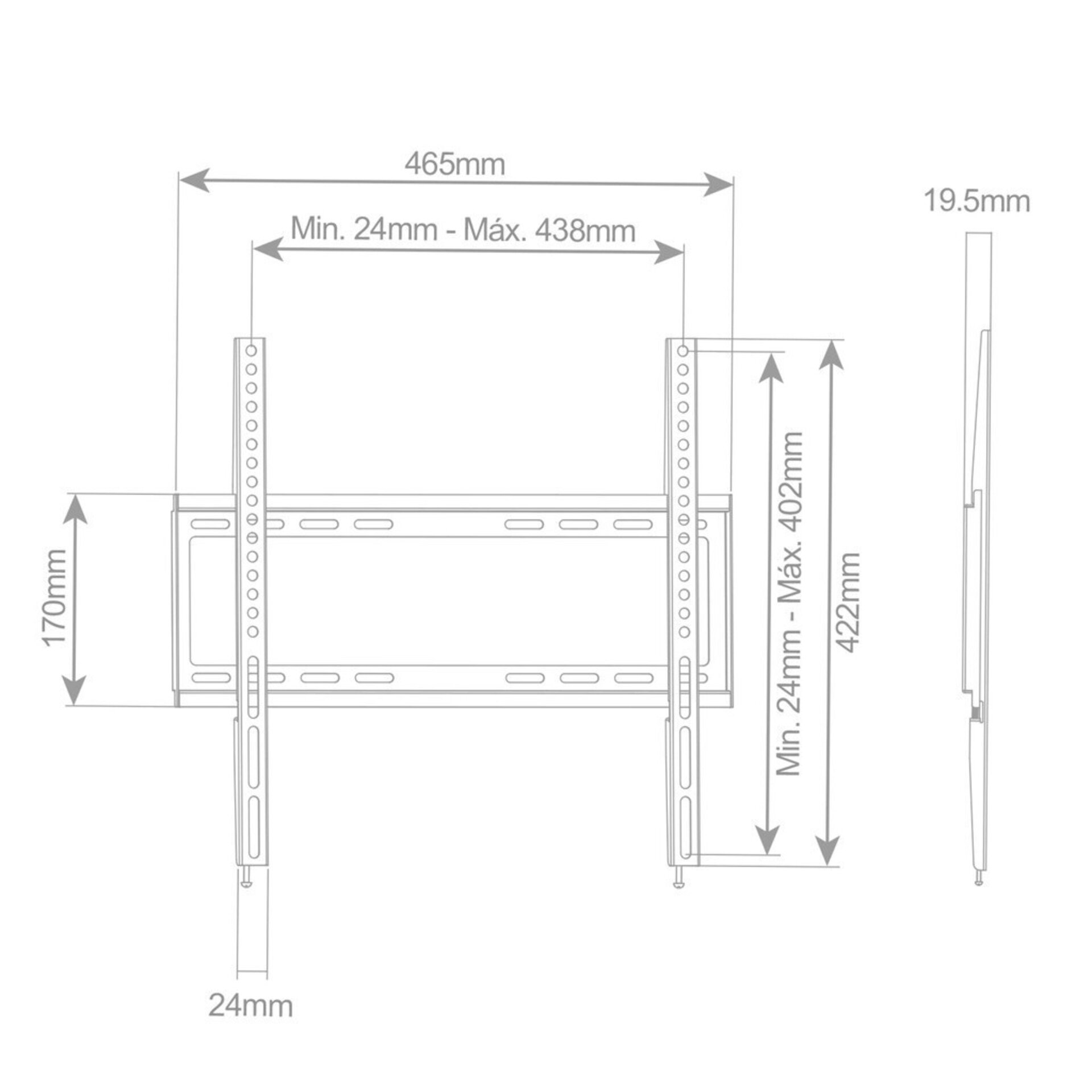 Soporte Tv Universal Ultrafino Tv De 32"a 55" - 4