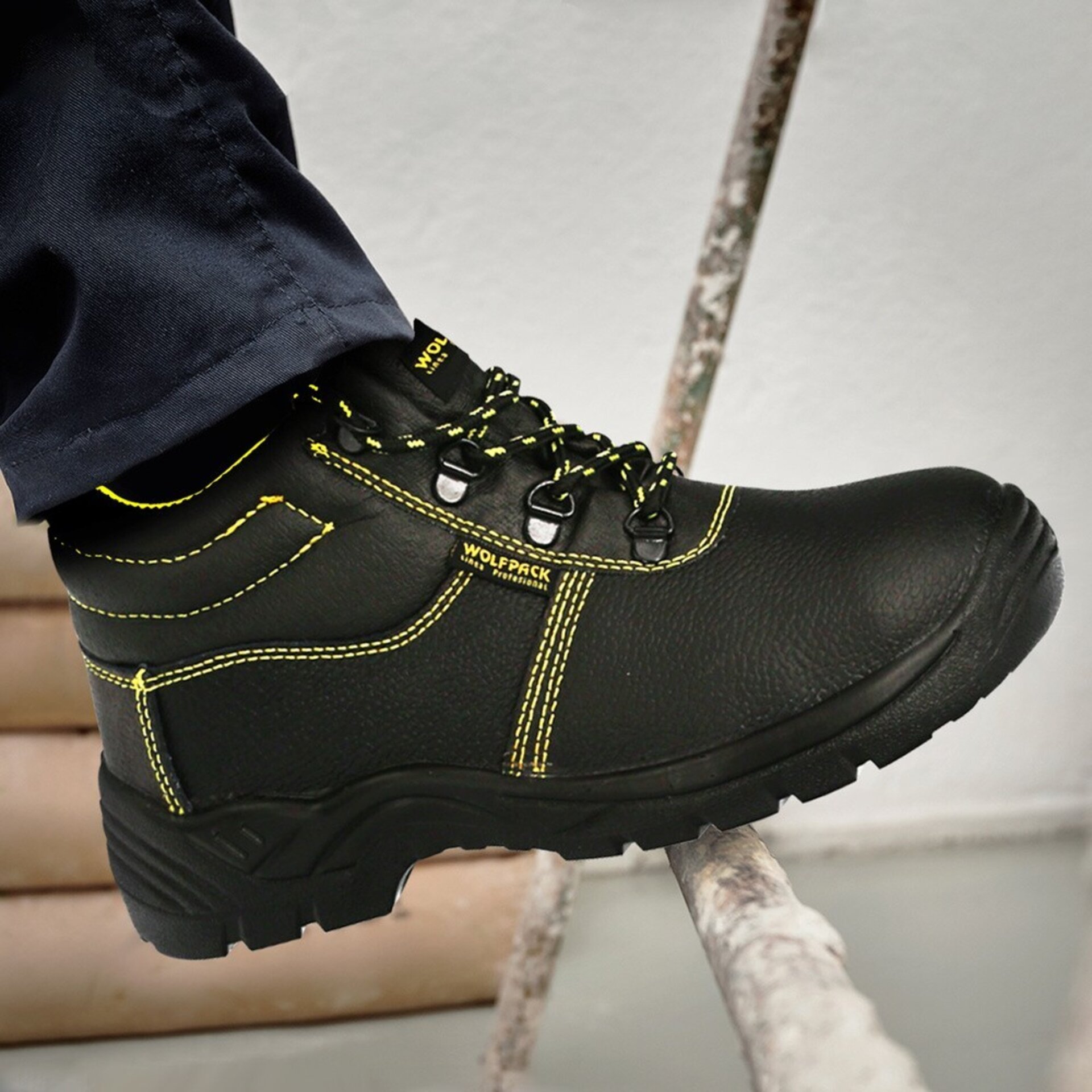 Botas Seguridad S3 Piel Negra - 6