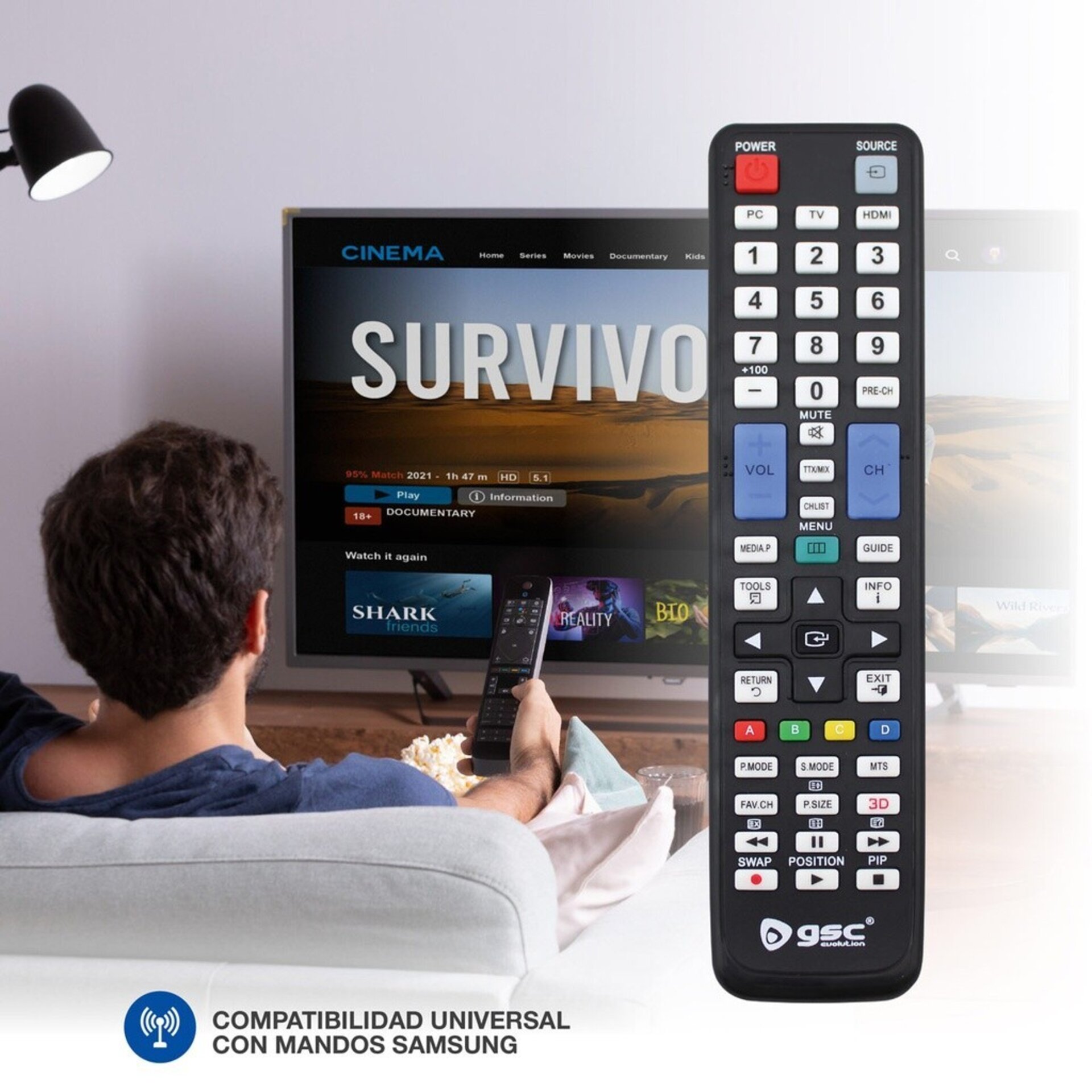 Mando universal para TV Samsung - 2