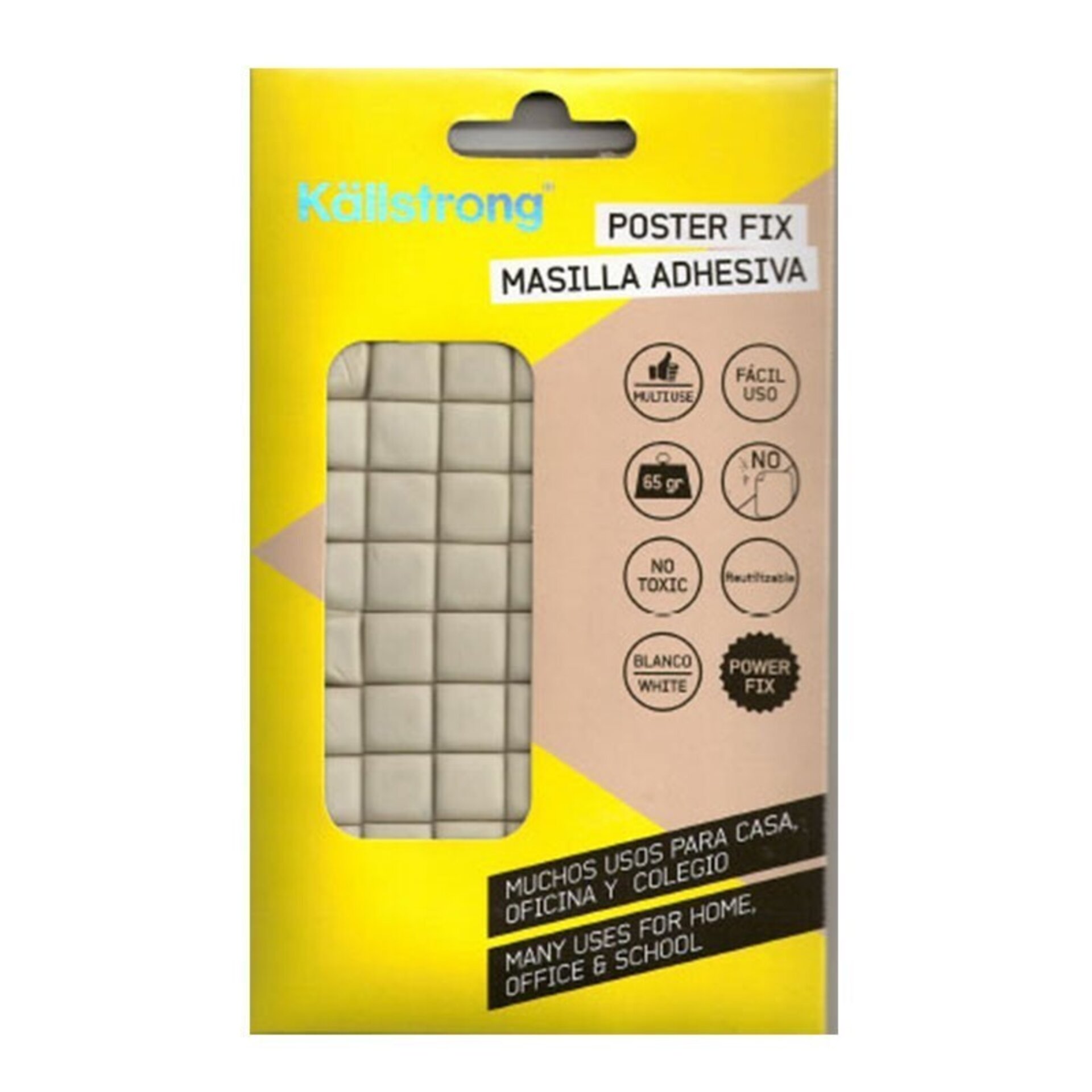 Masilla Adhesiva poster fix Blanco 65gr - 1