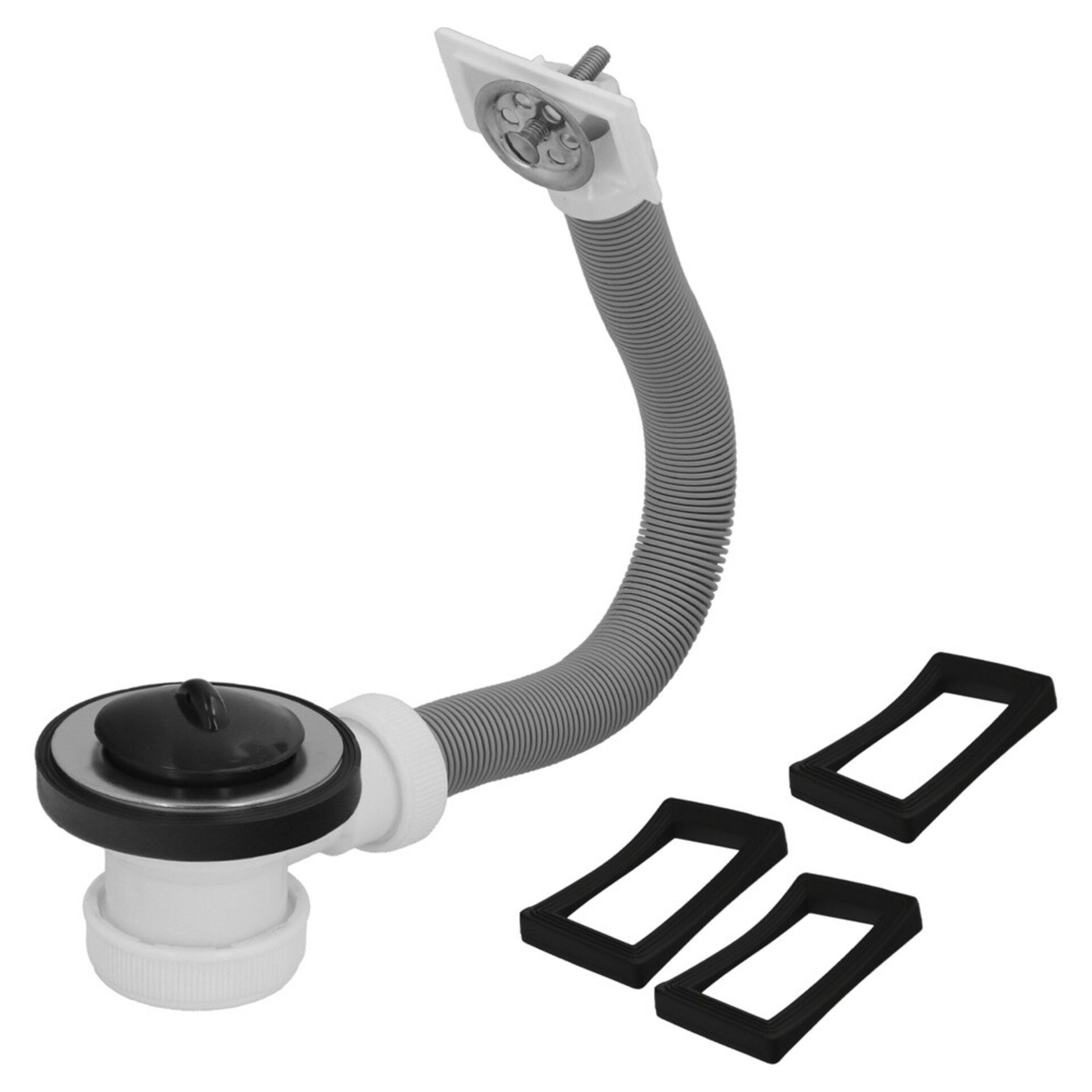 Valvula Fregadero Ø70 mm. 1 1/2" Con Rebosadero - 1