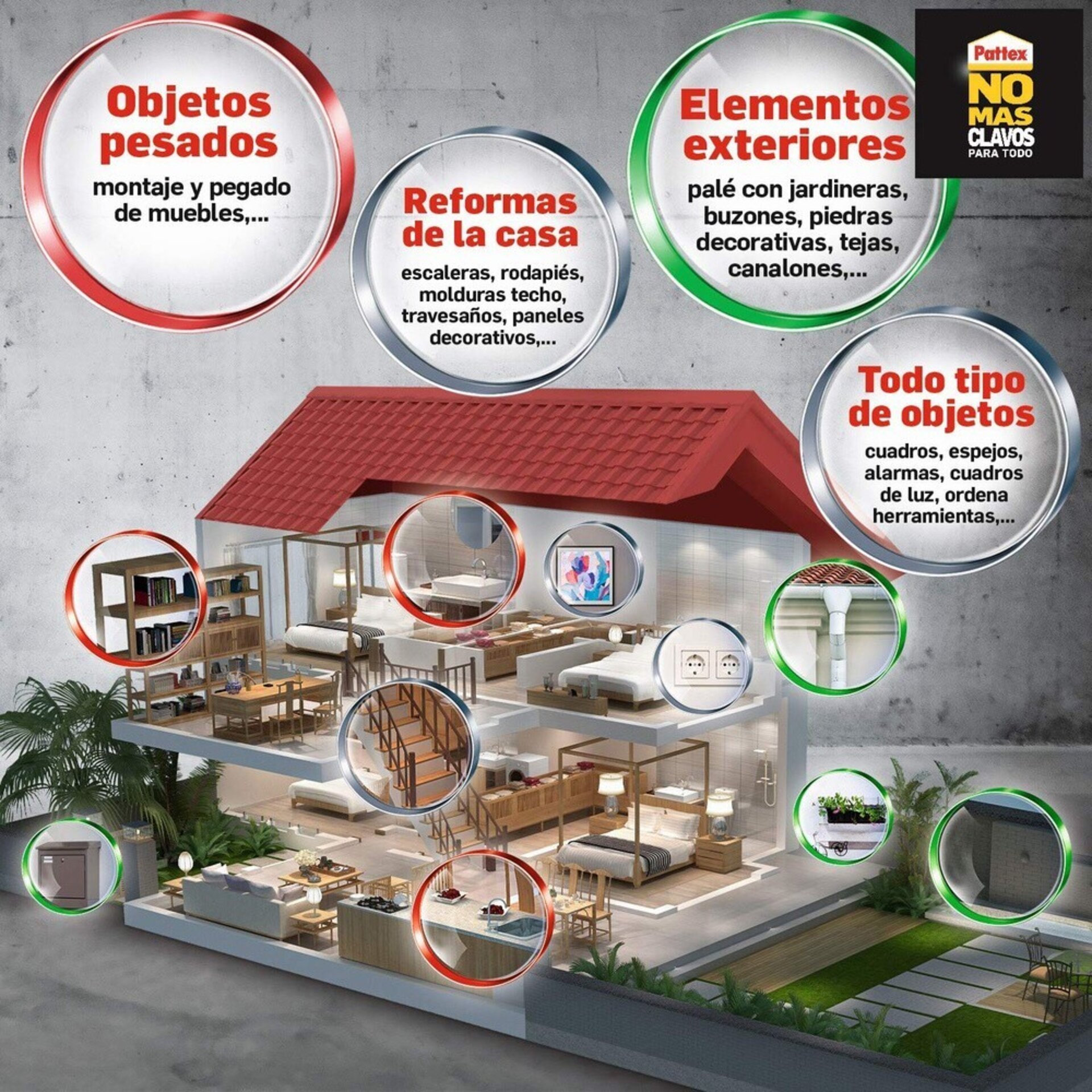 Nural Pattex No Mas Clavos Para Todo 142gr - 3