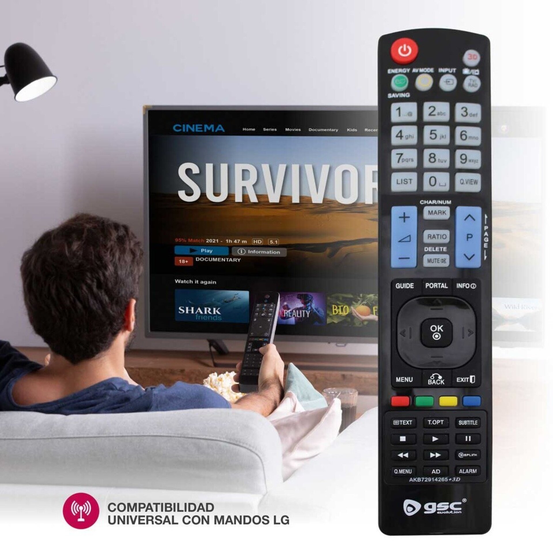 Mando universal para TV LG - 2